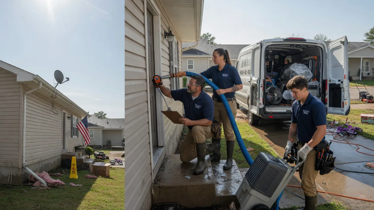 Ceiling Water Damage Restoration in Cordell, OK near me
